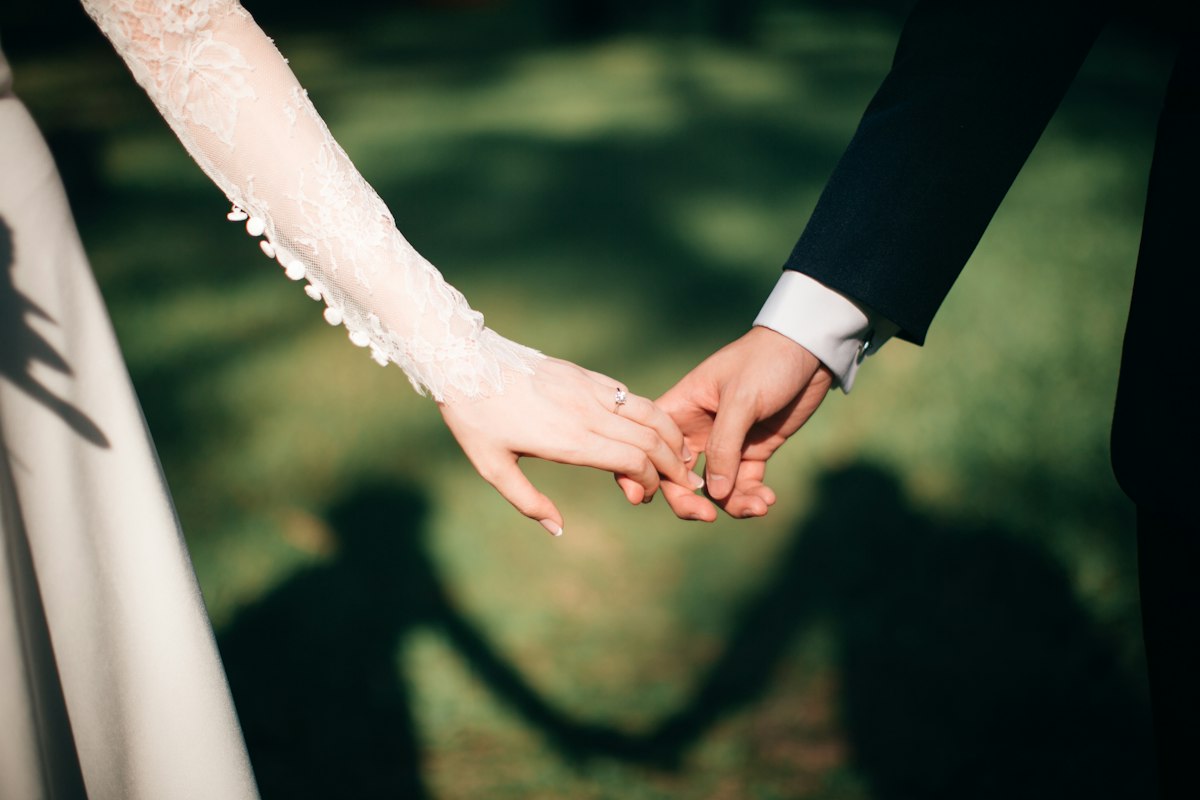 Wedding celebration moment